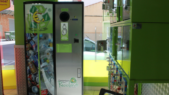 Dónde encuentro máquinas para reciclar en España